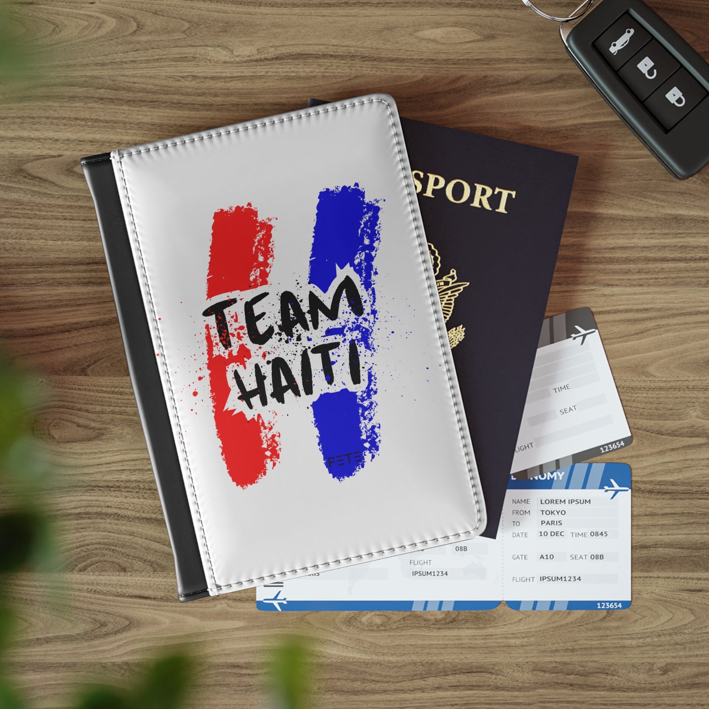 Team Haiti Passport Cover