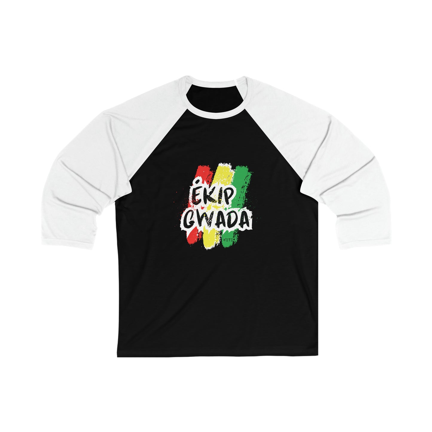 Ekip Gwada Unisex 3\4 Sleeve Baseball Tee