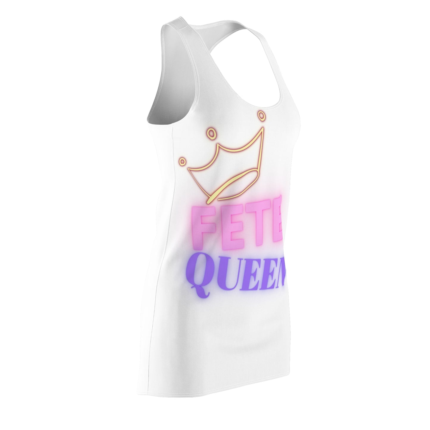 Fete Queen Cut & Sew Racerback Dress (AOP)