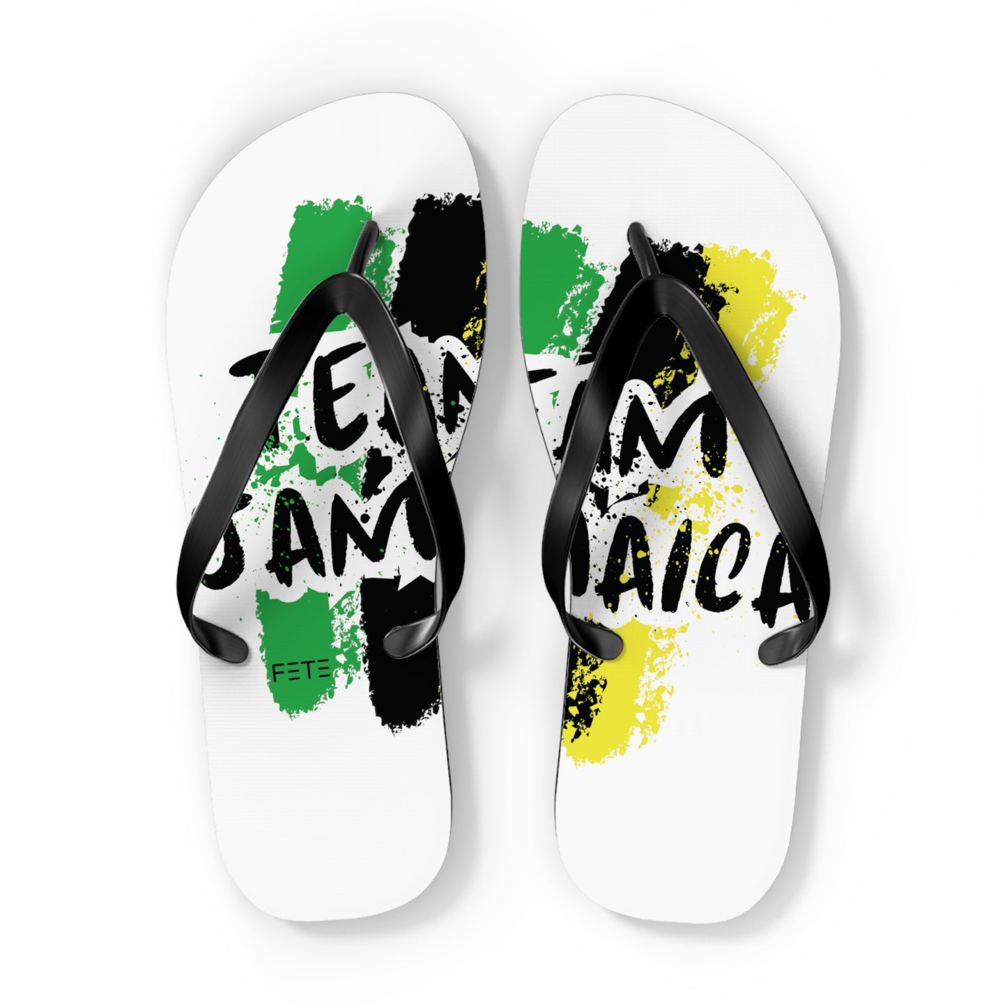 Team Jamaica Flip Flops