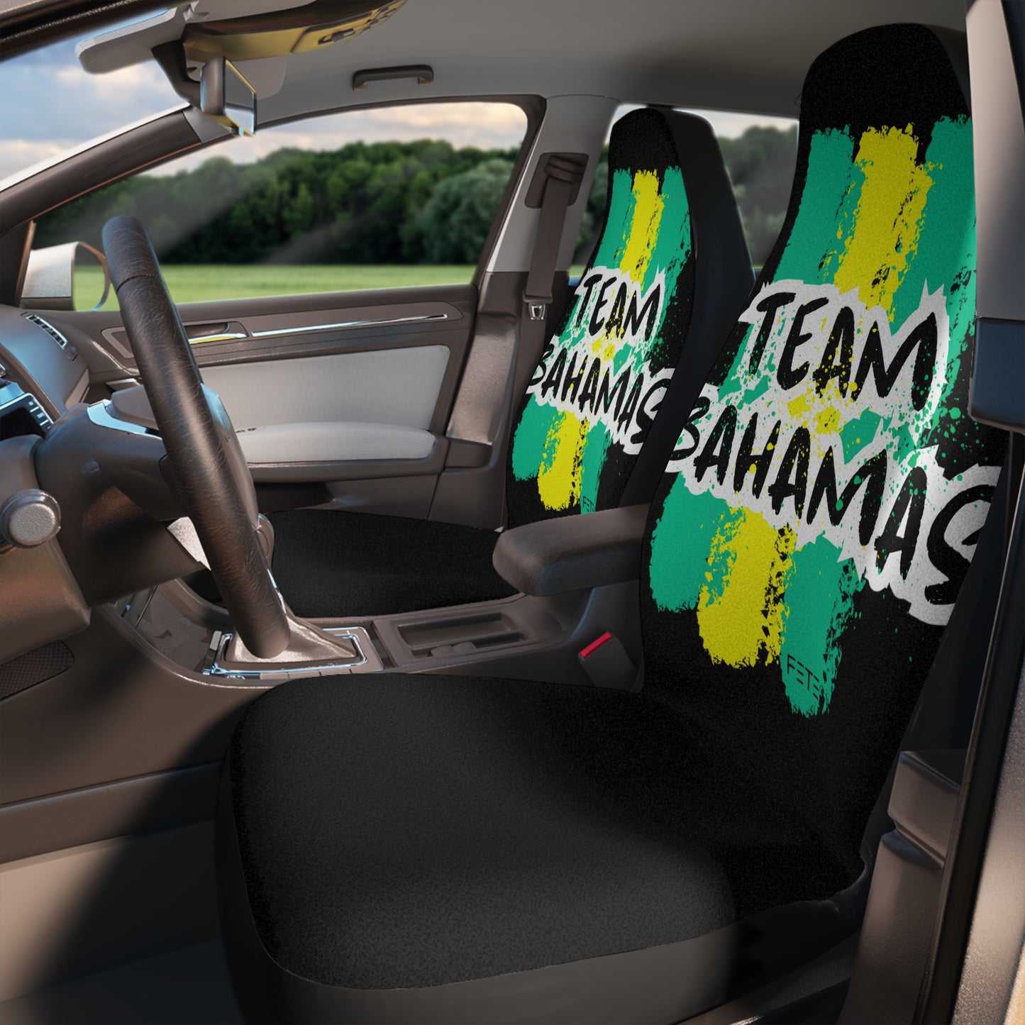 Team Bahamas Car Seat Cover