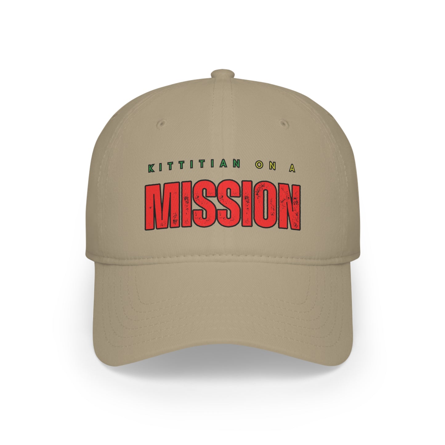 Kittitian on a Mission Profile Baseball Cap