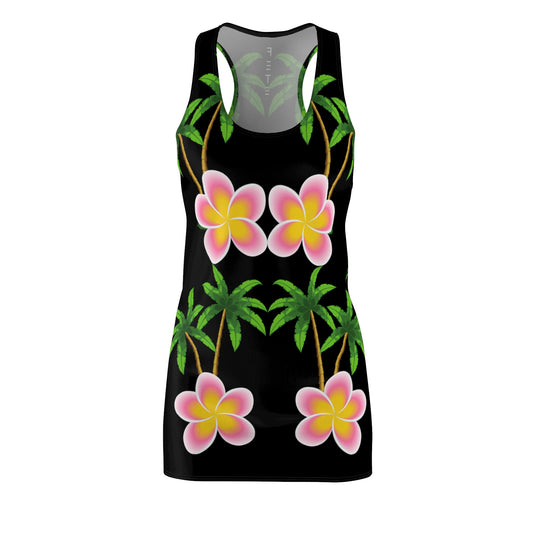 Tropical Cut & Sew Racerback Dress (AOP)