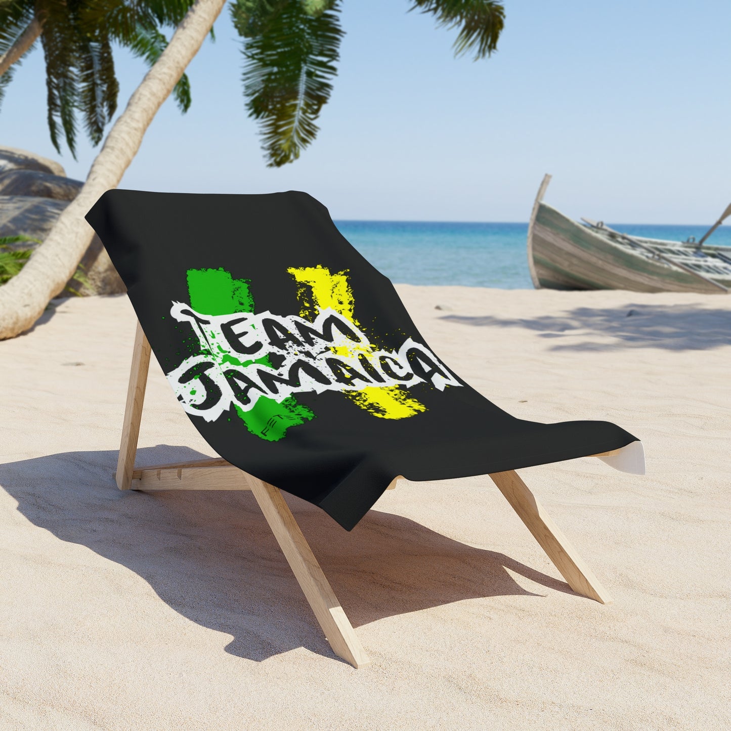 Team Jamaica Beach Towel