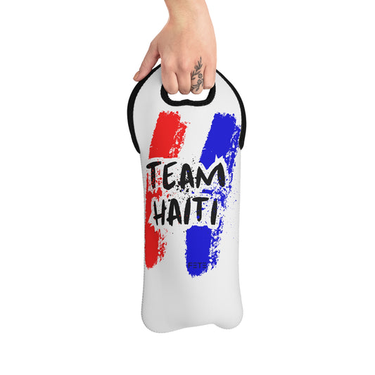 Team Haiti Wine Tote Bag