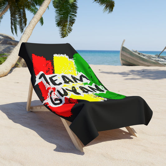 Team Guyana Beach Towel