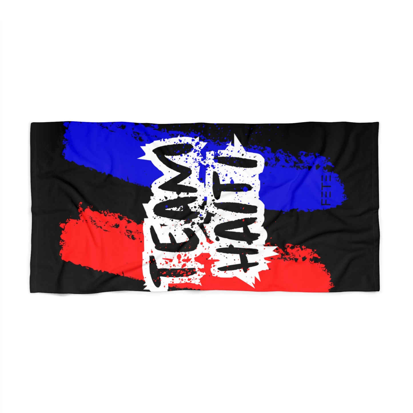 Team Haiti Beach Towel