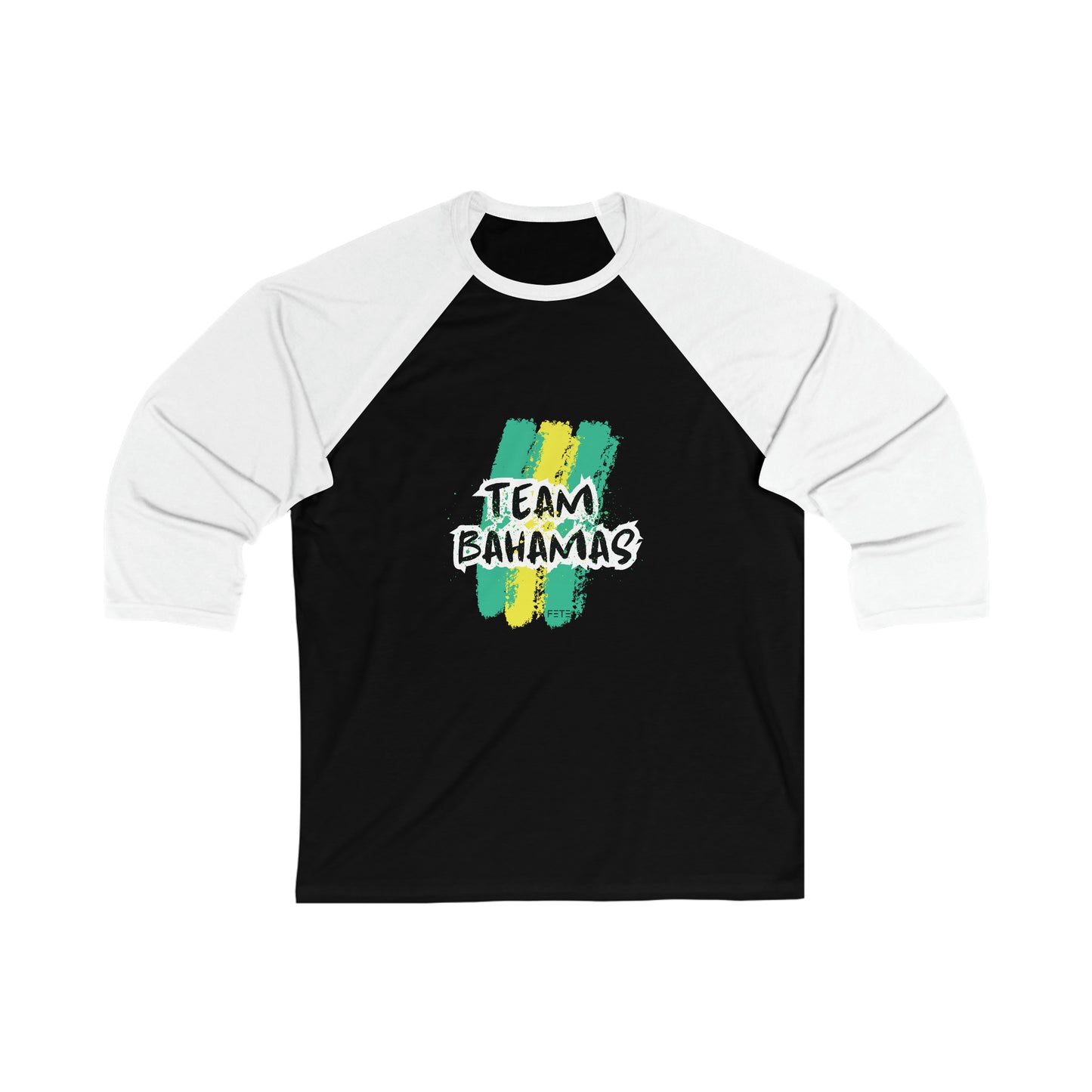 Team Bahamas Unisex 3\4 Sleeve Baseball Tee