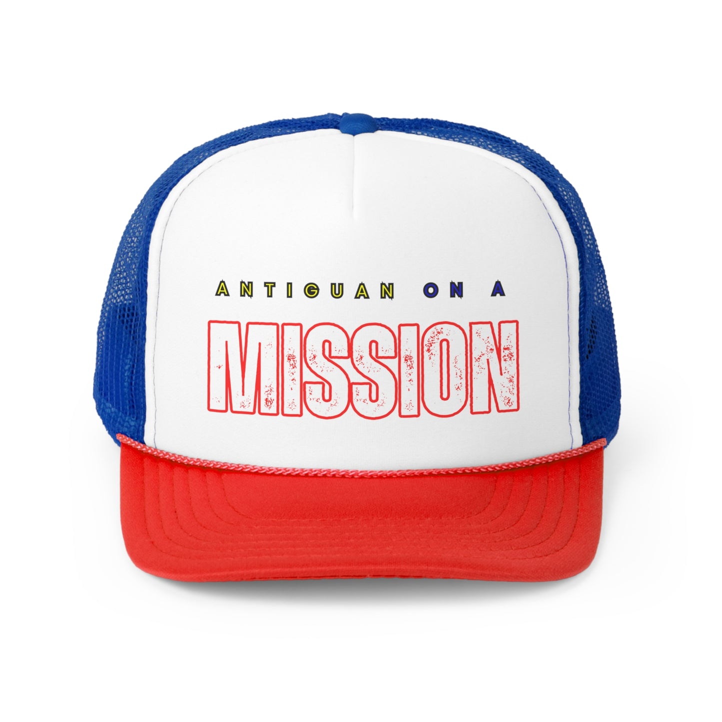 Antiguan on a Mission Trucker Caps