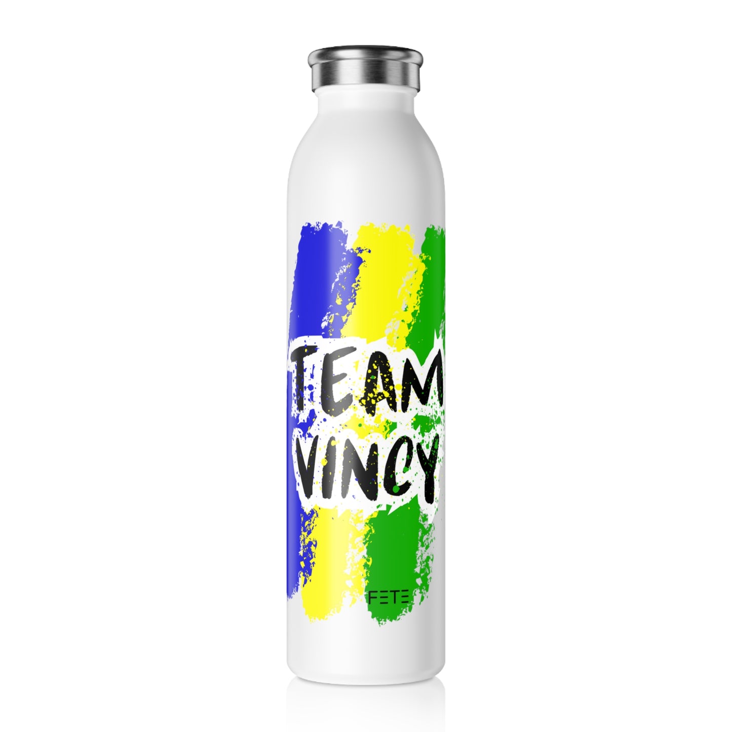 Team Vincy Slim Water Bottle