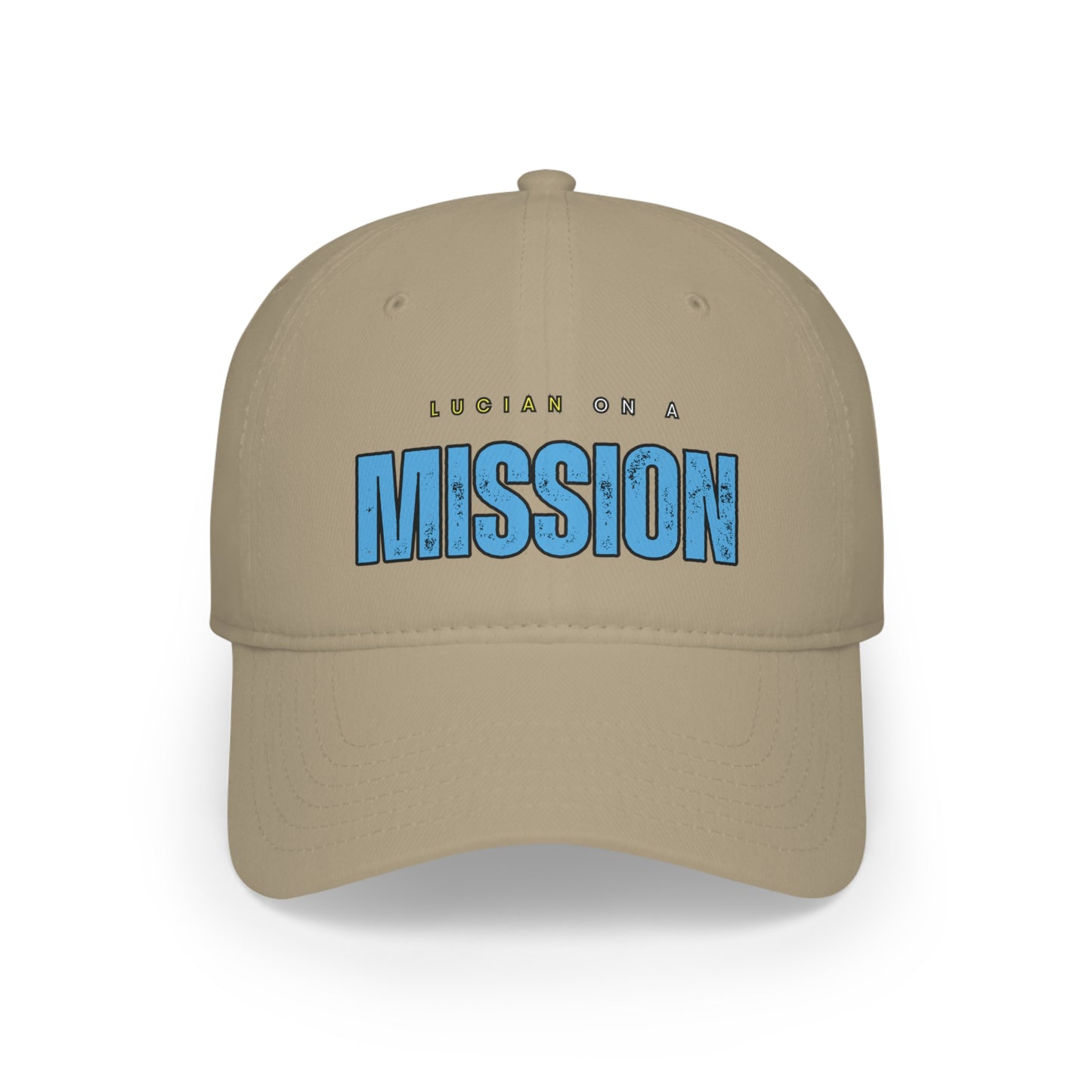 Lucian on a Mission Profile Baseball Cap