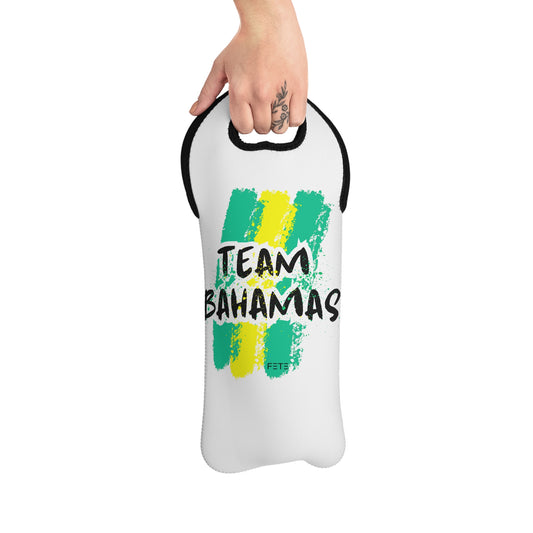 Team Bahamas Wine Tote Bag