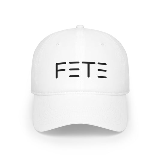 Fete Logo Low Profile Baseball Cap