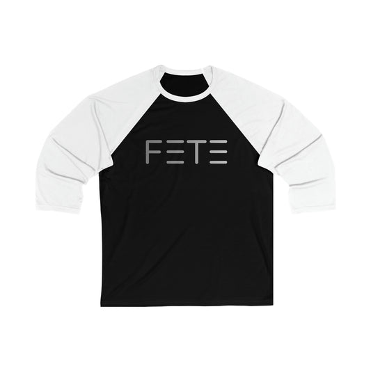 Fete gradient Unisex 3\4 Sleeve Baseball Tee