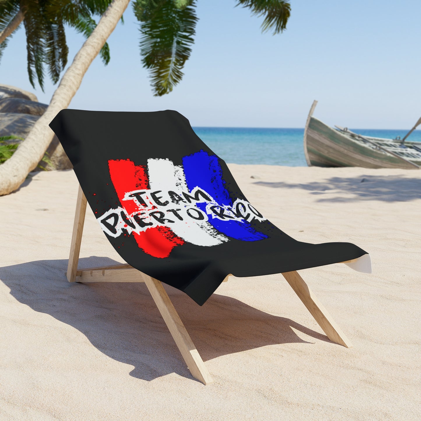 Team Puerto Rico Beach Towel