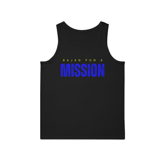 Bajan pon a Mission Unisex Softstyle™ Tank Top