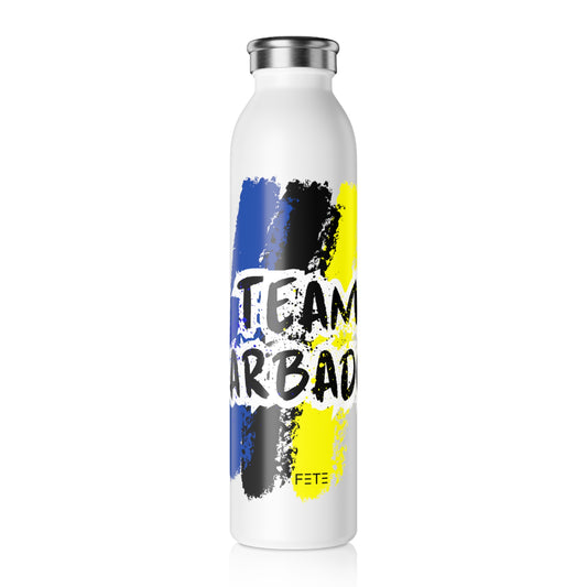 Team Barbados Slim Water Bottle