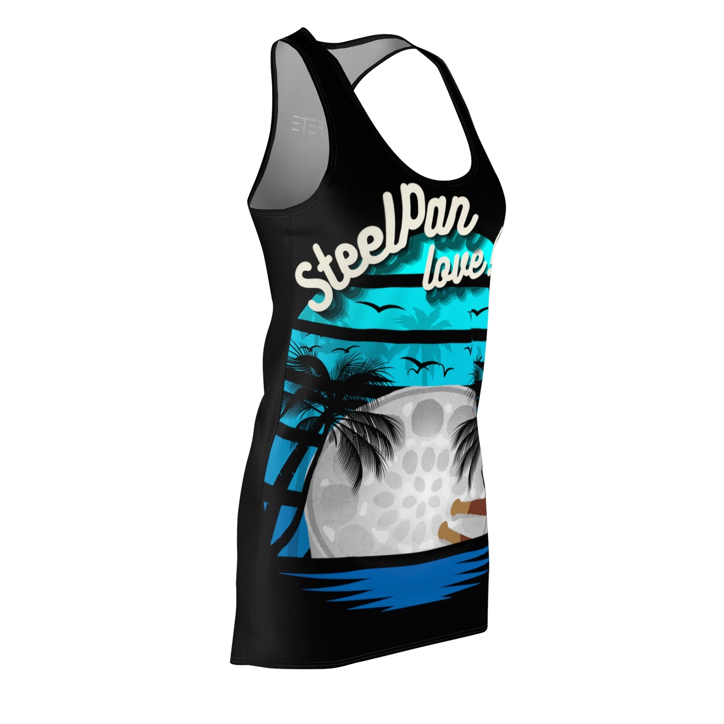 SteelPan Love Cut & Sew Racerback Dress (AOP)