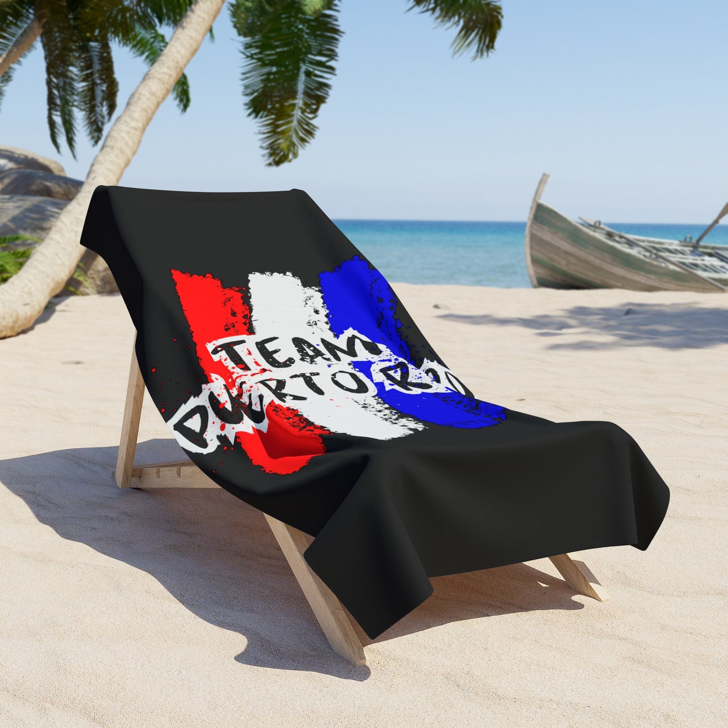 Team Puerto Rico Beach Towel