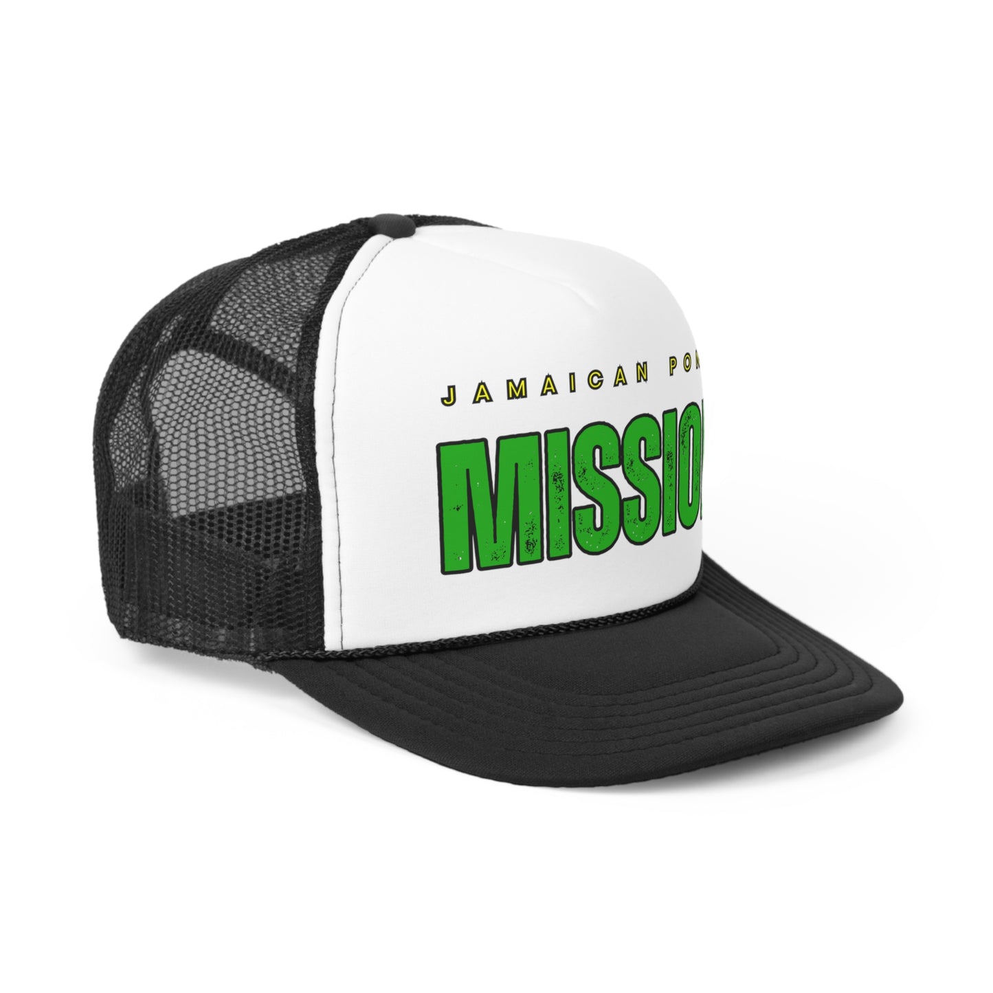 Jamaican on a Mission Trucker Caps