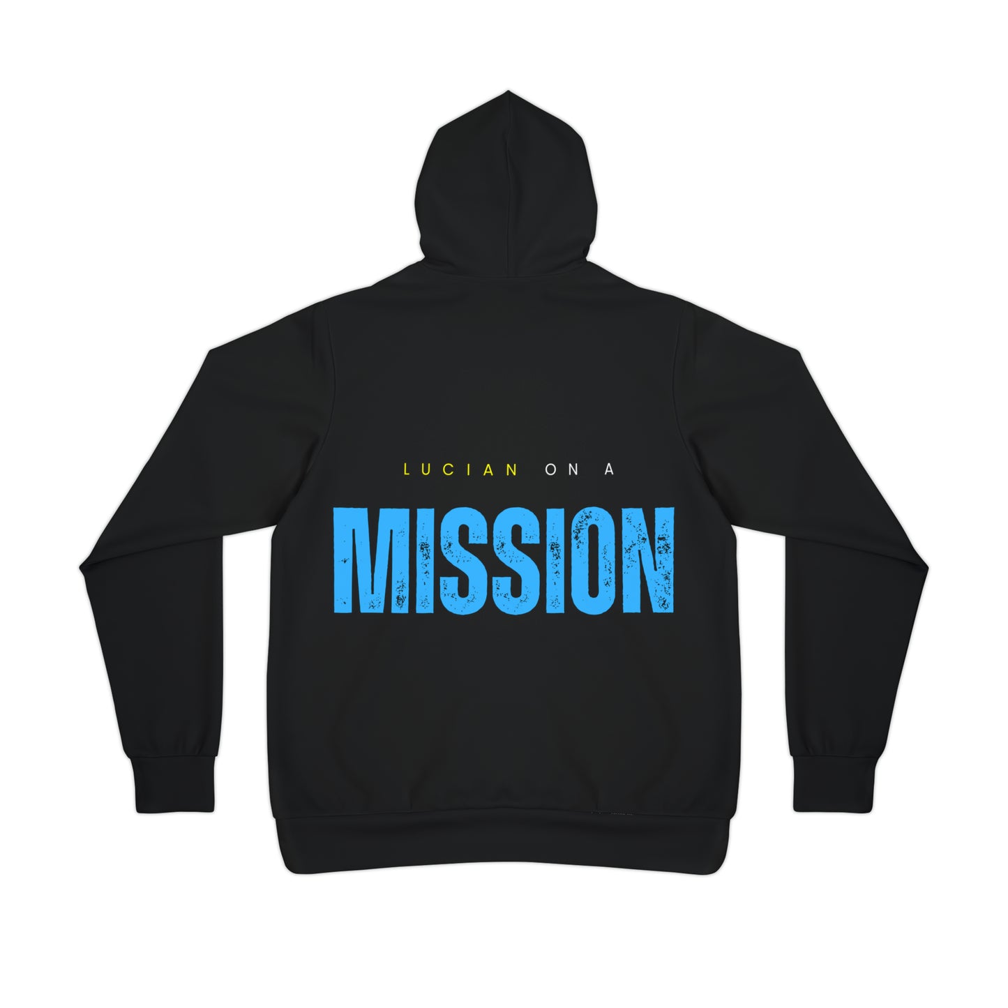 Lucian on a Mission Athletic Hoodie (AOP)
