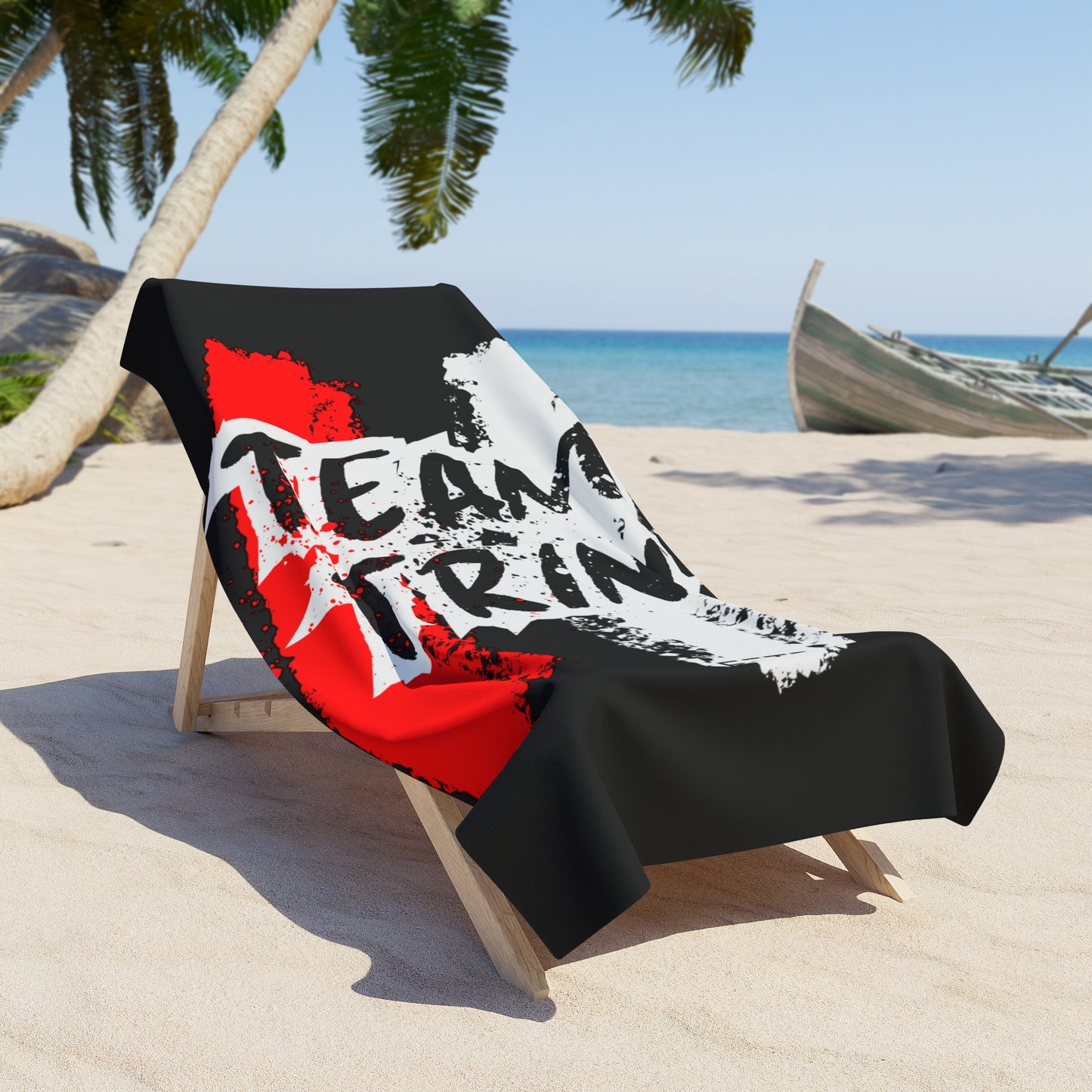Team Trini Beach Towel