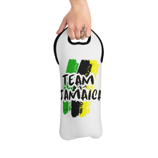 Team Jamaica Wine Tote Bag