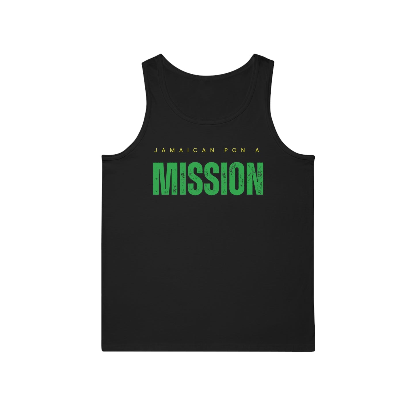 Jamaican pon a Mission Unisex Softstyle™ Tank Top