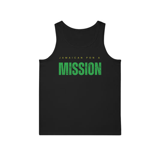 Jamaican pon a Mission Unisex Softstyle™ Tank Top