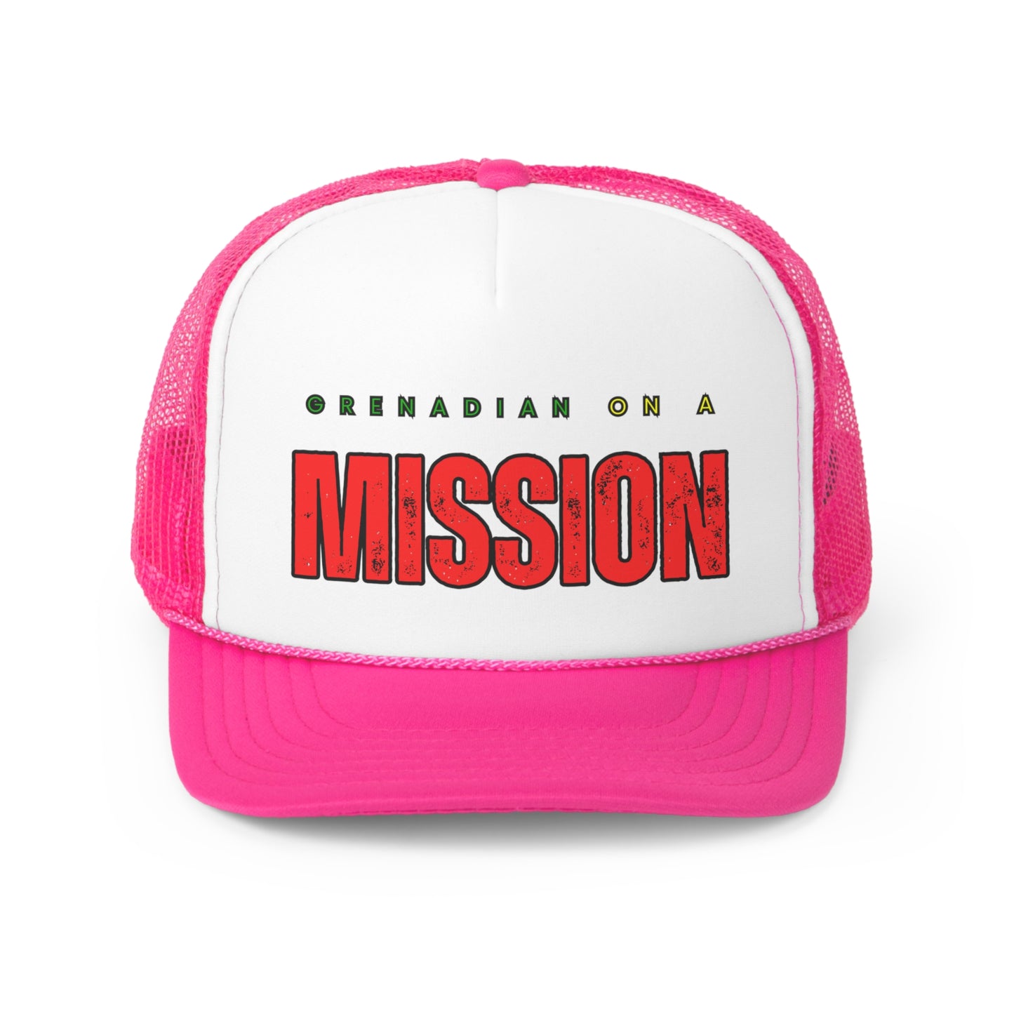 Grenadian on a Mission Trucker Caps