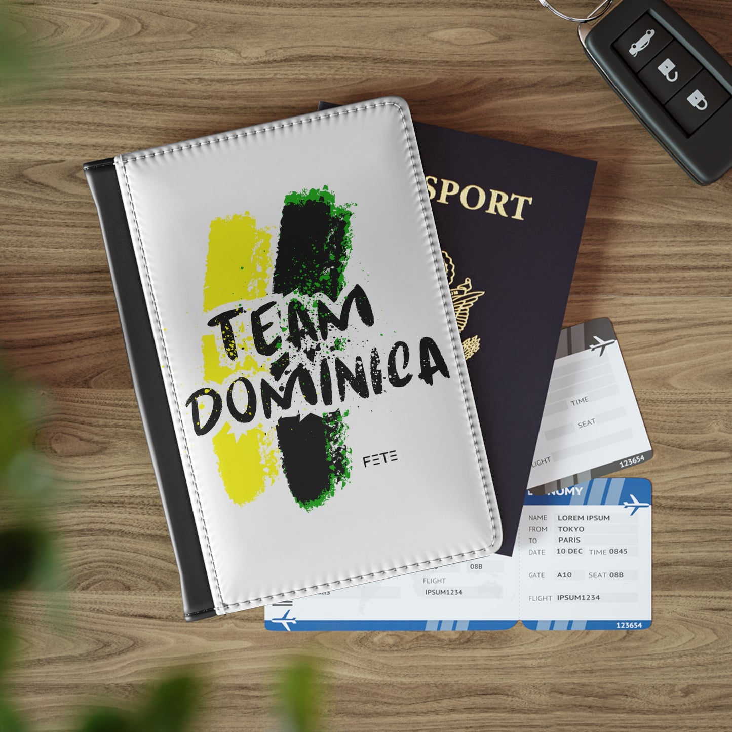Team Dominica Passport Cover