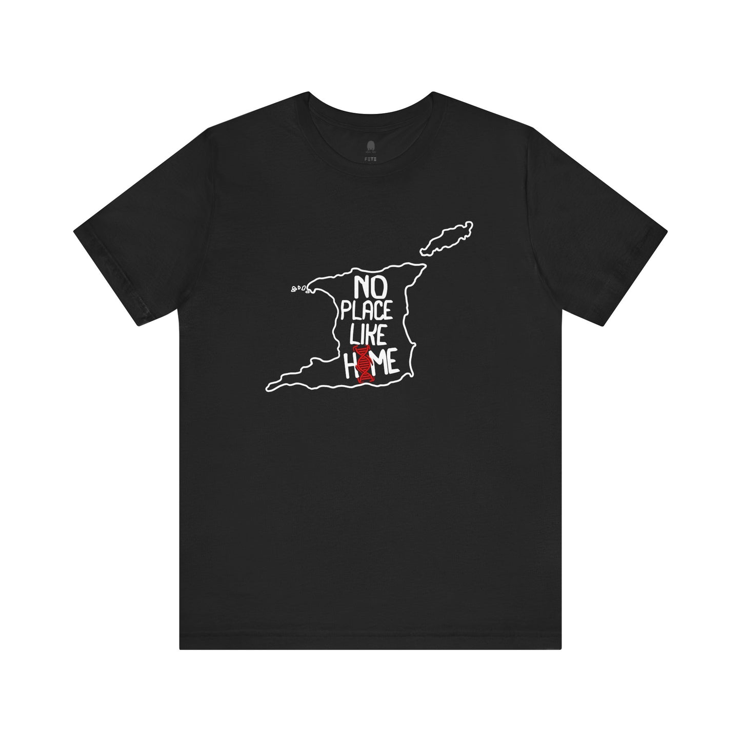 No Place Like Home (map) - Mical Teja - SS Tee (black)