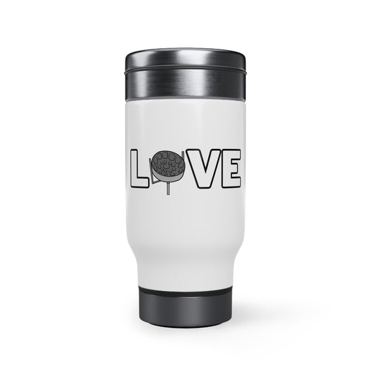 Pan Love Stainless Steel Party Cup with Handle, 14oz