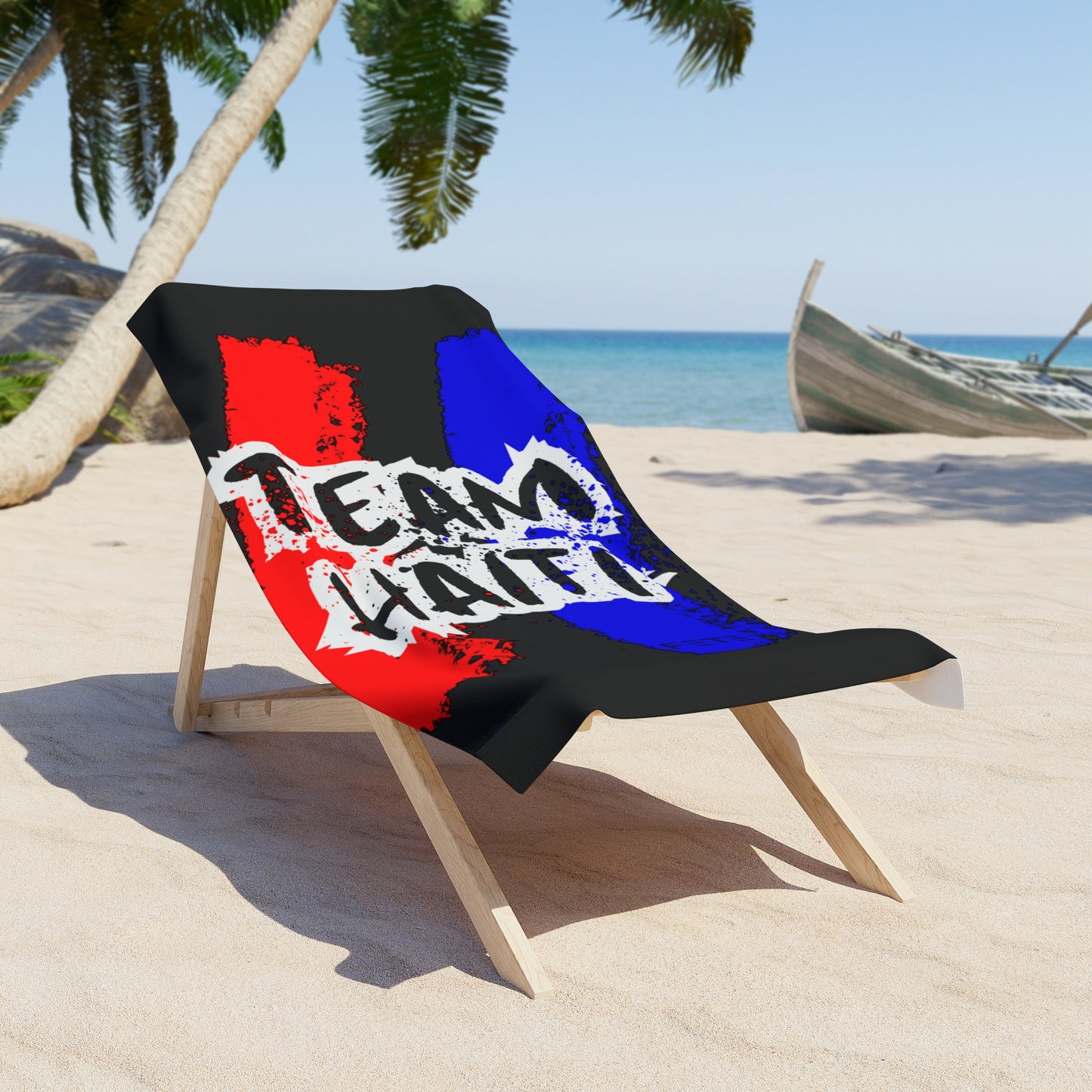 Team Haiti Beach Towel