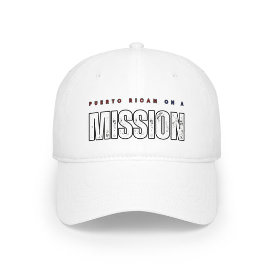 Puerto Rican on a Mission Profile Baseball Cap