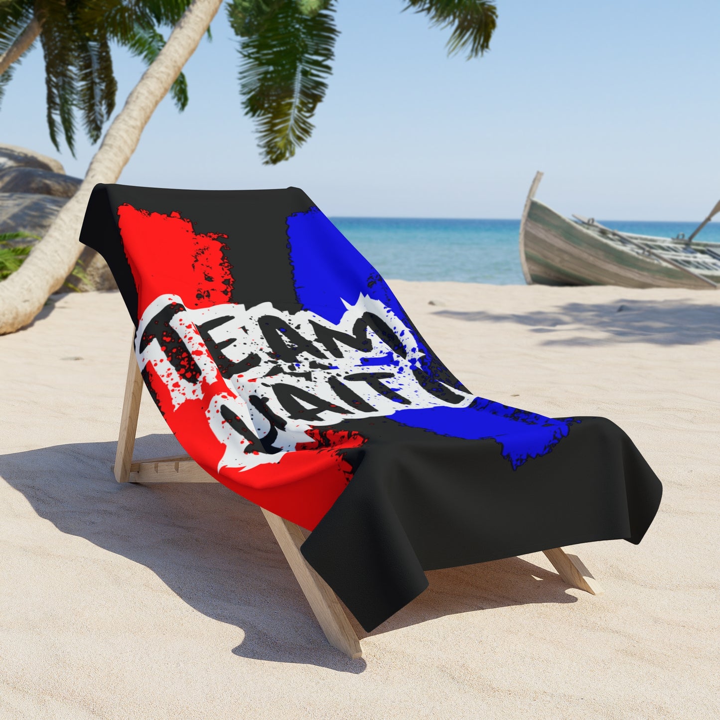 Team Haiti Beach Towel