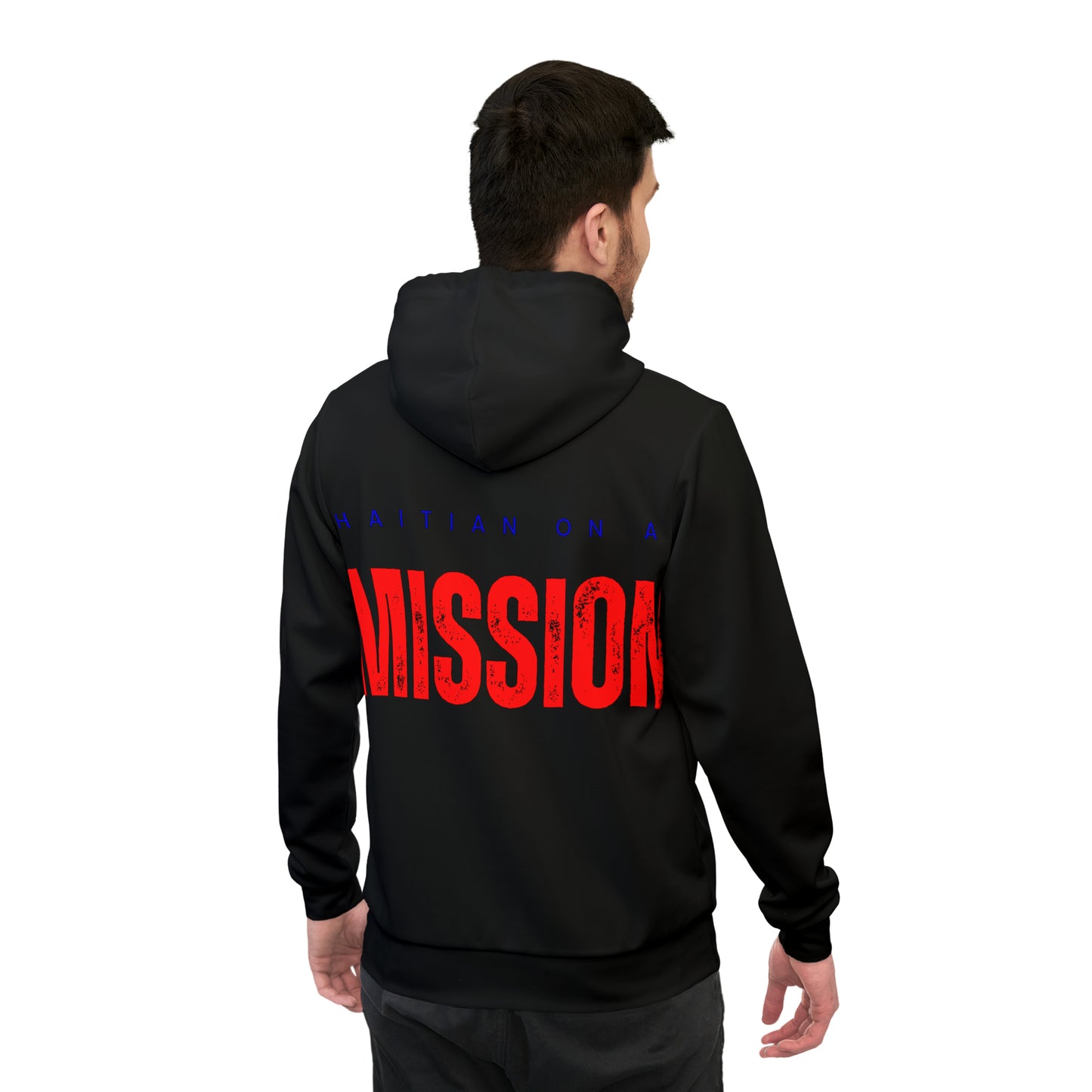 Haitian on a Mission Athletic Hoodie (AOP)