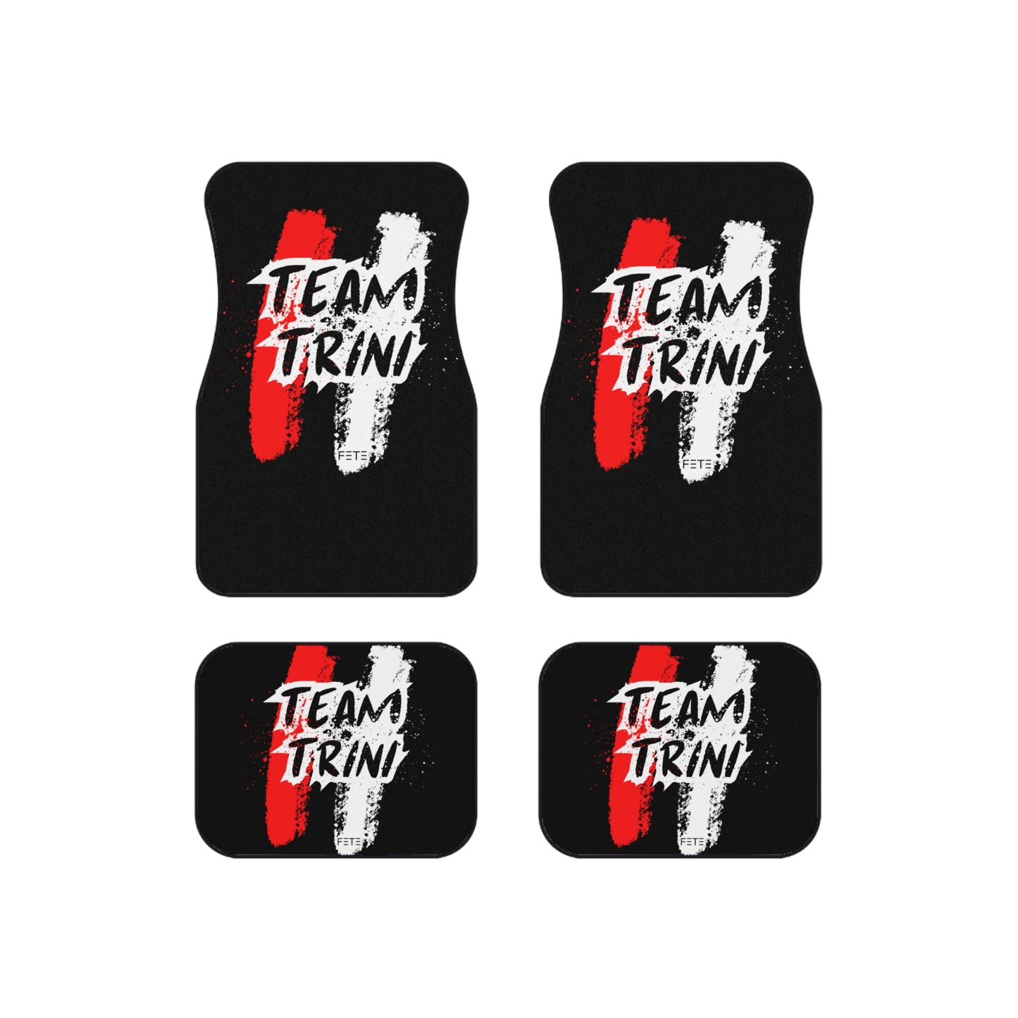 Team Trini Car Mats (Set of 4)