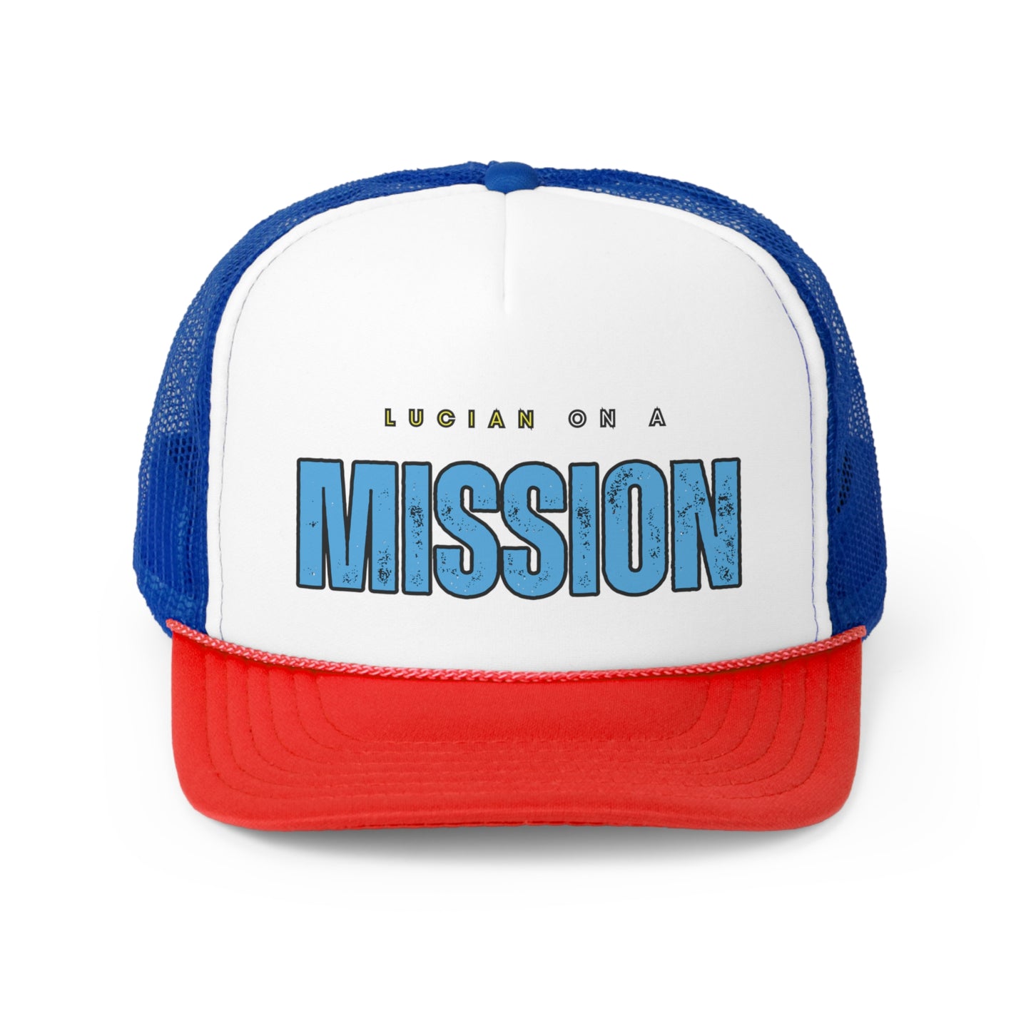 Lucian on a Mission Trucker Caps