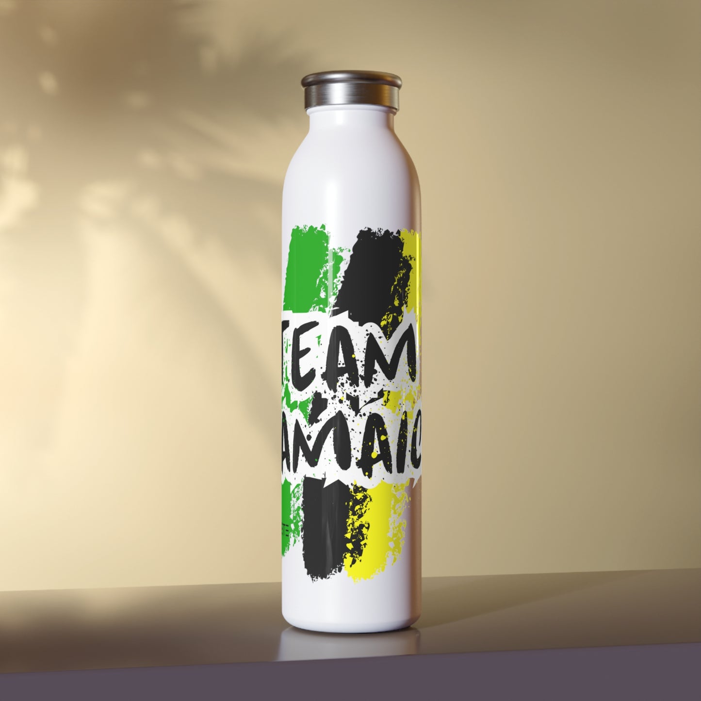 Team Jamaica Slim Water Bottle