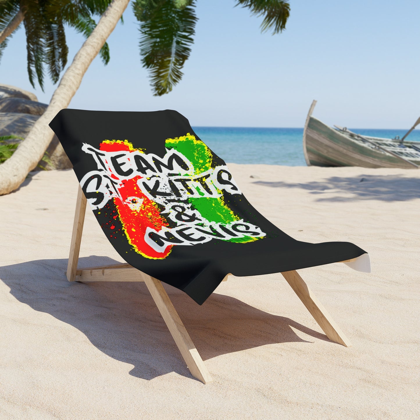 Team St.Kitts & Nevis Beach Towel