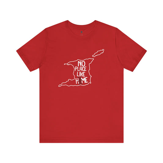 No Place Like Home (map) - Mical Teja - SS Tee (red)